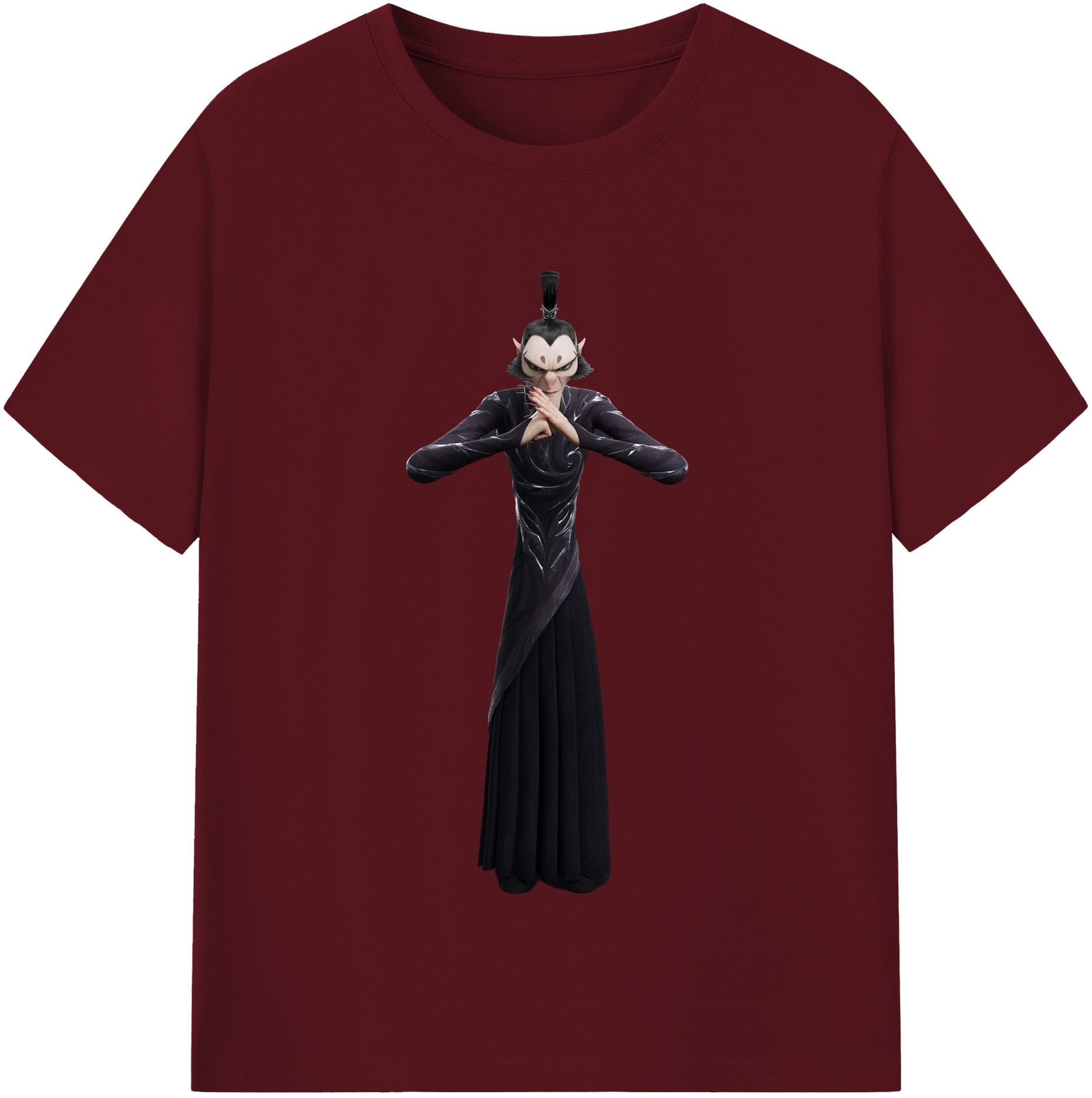 （画像用） Ne Zha 2 ナタ 魔童の大暴れ 綿100％半袖Tシャツ（フロントプリント）